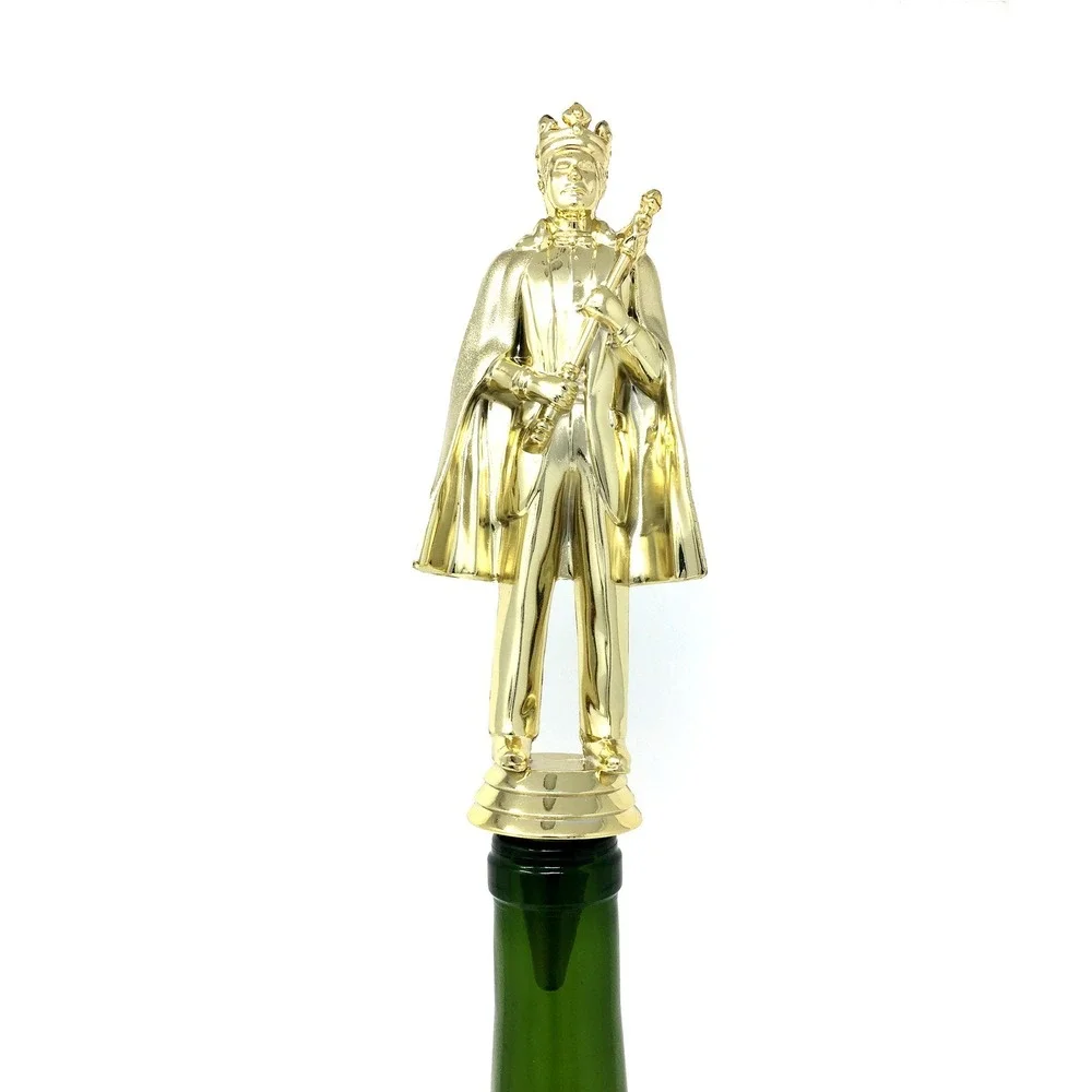 Handmade Bottle Stopper made from Repurposed King Trophy